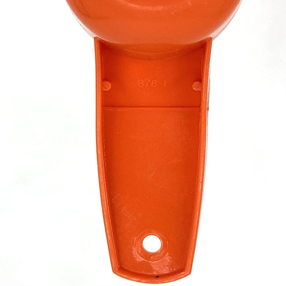 Vintage Tupperware Orange Scoop with Handle Lot #878-1 & 1452-1